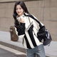 Cypress House Chaqueta de trabajo con capucha para mujeres 2025 Autumn New Drawstring coreano informal suelto delgado