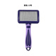 OUOETY dog pin comb, teddy bear comb, special comb for fluffing and removing floating hair, pet cat and dog hair brush, purple-small size, fluffing and removing floating hair