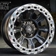 
AGILITY FORCE OFF-ROA WHEELS POVOOFF WHEELS 18-inch tank 400 Patrol tank 500 Pajero Patrol Road Cruiser Prado Tantra A728B Asian Black External Anti-Detection 18-inch 8.5J