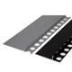 FACEMINI FN-684 Ligne de plinthe de panneau mural 5cm sans gifle en alliage en aluminium incorporé 9 mm plinthes invisible 7429 Black mat 2,5 mètres