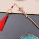 Rong Xia sword hairpin, tassel hairpin, ancient style Hanfu accessories, decorative styling headwear, hairpin, hairpin, simple ancient style, sword hairpin pendant, tassel style.