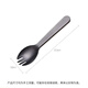 Pick-up disposable forks and spoons, 100 pieces, individually packaged frosted fruit cake dessert spoons, thickened plastic spoons