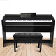 
LOUDAN [Jingchao Qikangfa] Electric piano 88-key vertical heavy hammer Professional adult beginner home electronic piano [painted shiny black] + heavy hammer keyboard + pure steel tone