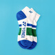 YONEX (YONEX) nouvelles chaussettes de badminton chaussettes de sport à fond de serviette épaissi pour hommes chaussettes courtes confortables respirantes absorbant la sueur 145074BCR chaussettes courtes 145204 blanc bleu