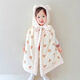 Snoopy baby cloak, autumn and winter outdoor windproof and warm baby hooded quilt, winter thickened children's coat, doll bear cloak (thick quilted), one size fits all 100 (suitable for babies aged 0-6)