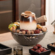 Porcelain friends tea-making stove around the stove household indoor complete set of electric ceramic stove tea-making set ceramic charcoal grilled milk can pot