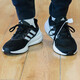 阿迪达斯（adidas）男鞋2025夏季新款PUREBOOST 23跑步鞋减震网面透气低帮训练运动鞋 IF4839黑白 43 (265mm)