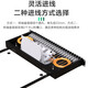 海奈 FCSCSTLC12口24口纤终端盒1U机架式单模多模满配12芯熔接配线光缆盒电信级加厚含尾纤 ST24芯多模满配含尾纤法兰1U机架式