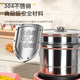 欣格迷你厨房真煮食品级做饭小厨具过家家玩具真实烹饪煮饭电磁炉套装