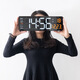 Clcey 16-дюймовый функциональный экран. Отображение часы Nordic Digital Clock Простые настенные гостиные.