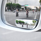 FGHGF Car petit rétroviseur rond Inversion Miroir Haute définition Miroir à bouée aveugle réglable High-définition Verre Verre de ventilateur grand angle grand angle Auxiliaire Miroir de vue 070 Small Round Mirror en forme de ventilateur (ajustement)