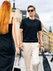 Mr. Clothes Cool Comfortable Round Neck Short Sleeve T-shirt 2024 Summer New Fashion Fashion Men's Clothes Clothes Clearance AT12398 Osin Black M(170) All Size