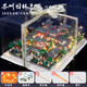 Zhiai Falcon Building Blocks Chinesischer Stil Bauergebäude Erwachsener Mikrokorn-Baugruppen Building Block Spielzeug Ornamente Modell Potala Palace 3884 Partikel + Licht + Werkzeuge