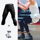 TriplewiN tight cropped trousers, five-point quick-drying running basketball, generous training, compression American high-elastic sports equipment, black