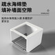 International Electrician International Electrical Switch Socket Universal Type 86 Waterproof Box Splash-proof Box Protective Cover Bathroom Toilet Socket Waterproof Cover Starry Sky Gray