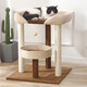 Jia Pet Columpio para Gatos Nido para Gatos Árbol para Gatos Un Ragdoll Grande Maine Coon Cama Grande Escalada para Gatos Estante para Gatos Casa para Gatos Pilar de Sisal Tabla para rascar Gatos Cama Grande Marco para Columpio para Gatos 90901B con tapete de Verano