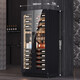 BAIKAILUN frequency conversion double-door red wine cabinet ultra-thin seamless embedded constant temperature wine cabinet villa light luxury liquor glass refrigerator office tea and wine display cabinet double-door fresh cabinet 2 meters丨seamless embedded丨single temperature丨French double door 127 bottles frequency conversion