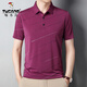 
Woodpecker (TUCANO) short-sleeved T-shirt for men and middle-aged men short-sleeved T-shirt for summer ice silk quick-drying middle-aged and elderly loose lapel polo men's clothing QH1283 gray L 175/88A
