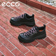 ECCO* Casual Shoes for Women Thick-soled Leather Casual Sports Shoes for Women Trace 220713 HL Black 22071351052 36