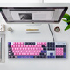 
Logitech K845 mechanical keyboard Wired keyboard Office full-size keyboard E-sports game luminous keyboard Chicken-eating keyboard Diy keycap Valentine's Day gift K845[My makeup bag]-Tea Roll