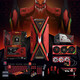 Asus Rog Family Barrel Co-Branded Eva Nr. 2 Chuangshi Shen Esports Asuka-Tastatur und Maus-Grafikkarte Motherboard Dragon God dritte Generation Eva Chassis Thor Power Supply 701 Chuangshi Shen Eva Custom Version (in der Nähe der Originalversion mit Dekorationskit)