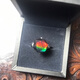 Luxurious Canadian new KORITE stone ring Li Juming Feng Shui style colorful stone conch pendant 2023 sterling silver gemstone