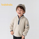 Balabala Kinderkleidung Kinder Sweatshirt Boy Herbst und Winter kleine Kinder Big Children Girls Fleece Stand Collar Top Trend 208424121215