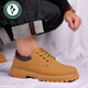 Woodpecker 2025 nuevos zapatos para hombres Martin Boots Men a los zapatos de trabajo bajo para hombres Boot Boot Boot Boots Men's sin deslizamiento de cuero para usar botas tácticas resistentes a ropa 13160 Negro 41 [tamaño medio que zapatos deportivos]