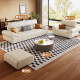 Jianxin-Sofa Wohnzimmer 2025 Neues kleines Wohnungssofa-Katze Kratzende Leder modernes einfaches Ledersofa 699