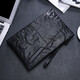 Losbury Herrenhandtasche Neue Mode echte Lederumschlagstasche für Männer Business Casual Clutch Bag für Männer weich