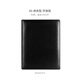 PAPERBOAT genuine leather notebook handmade loose-leaf first-layer cowhide notepad business simple high-end office meeting records Our company's gift notebook cover can be customized with logo A5 business black-open (soft pebbles including lining cloth)