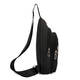 Kangaroo (KANGAROO) new breast bag men's bag one-shoulder crossbody bag casual crossbody bag Oxford cloth chest cross bag trendy men's bag 9905 black