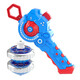 Dongzhitiandi children's upgraded version of the superimposed top new drawstring with light alloy rotating primary school student double-layer battle boy toy superimposed top random color [1 handle 3 tops]
