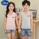 
Disney (DISNEY) ice silk traceless children's vest men's summer thin style wear medium-sized baby girl baby boy's vest summer ultra-thin breathable summer green dinosaur 150 suitable for 140-150cm age 9-10 years