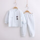 Lamb Dudu baby underwear set pure cotton baby split autumn clothes and autumn pants cotton children's home clothes cute spring and autumn pajamas yellow 12034 80 (recommended from December to November 20-26 Jin [Jin equals 0.5 kg])
