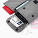 
Travel abroad passport bag RFID certificate stolen bag 3-fold close-fitting small bag shoulder bag halter neck clip stolen brush orange