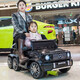 Ant Road Big G Children's Electric Car Vierräder mit vier Rädern Doppelpersonen-Fernbedienung Spielzeugauto, Erwachsene und Kinderspielzeugauto fahren, oberhalb schwarz: Sechsradantrieb + großer Batterie + Weichrad + Ledersitz