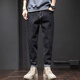 Keikura Jeans Spring and Automne Spring et automne nouveau pantalon slim-ajustement lâche et polyvalent harun long pantalon 6621 noir + 6621 bleu 32