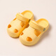 LATE TIME children's slippers summer 1-3 years old boys indoor soft-soled baby clogs infant girls sandals summer yellow 17 cm inner length 170 foot length about 16-16.5cm