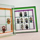 Bubble Mart floating wall hanging blind box doll doll ornaments desktop vertical color acrylic storage box Mickey exclusive