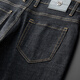 Romon (Romon) Business Casual Straight Jeans Herren Anti-Falten-Mikro-Flash-Stürmer-Männer große Hosen 9911 Black 31