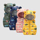 Disney Autumn and Winter Children's Outerwear Cotton Vest for Boys and Girls Hooded Vest Children's Vest Jacket New Children's Clothing Pink (Baby Elephant Pattern) 90 Recommended Height 80-90cm