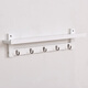 Crooked Tree Solid Wood Wall Hook Storage Rack Coat Hook Living Room Bedroom Wall Clothes Rack Multifunctional Clothes Hook Pure White Five Hooks