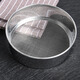 Baiji flour sieve stainless steel single-layer ultra-fine sugar powder sieve fine basket 11/15/18cm three-piece set of baking tools