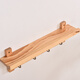 Crooked Tree Solid Wood Wall Hook Storage Rack Coat Hook Living Room Bedroom Wall Clothes Rack Multifunctional Clothes Hook Pure White Five Hooks