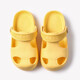 LATE TIME children's slippers summer 1-3 years old boys indoor soft-soled baby clogs infant girls sandals summer yellow 17 cm inner length 170 foot length about 16-16.5cm