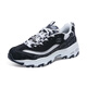 Skechers d'Lites Damenschuhe lässige Schuhe Spleiß Diamant Panda Schuhe Sportschuhe 12241 12241/BKW 37