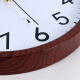Compas Walluhr Radio Wellenuhr Wohnzimmer Office Untersuchungsraum Quarzuhr Scan intelligente Automatik -Timing -Radio Uhr 699 Schwarzer Radio Uhr der dritten Generation