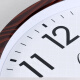 Compas Walluhr Radio Wellenuhr Wohnzimmer Office Untersuchungsraum Quarzuhr Scan intelligente Automatik -Timing -Radio Uhr 699 Schwarzer Radio Uhr der dritten Generation