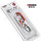 Keychain Omeda Keychain robuste et durable et à la mode serrure à double bague en acier inoxydable Le pendentif pendentif peut être personnalisé 3752 Orange 1